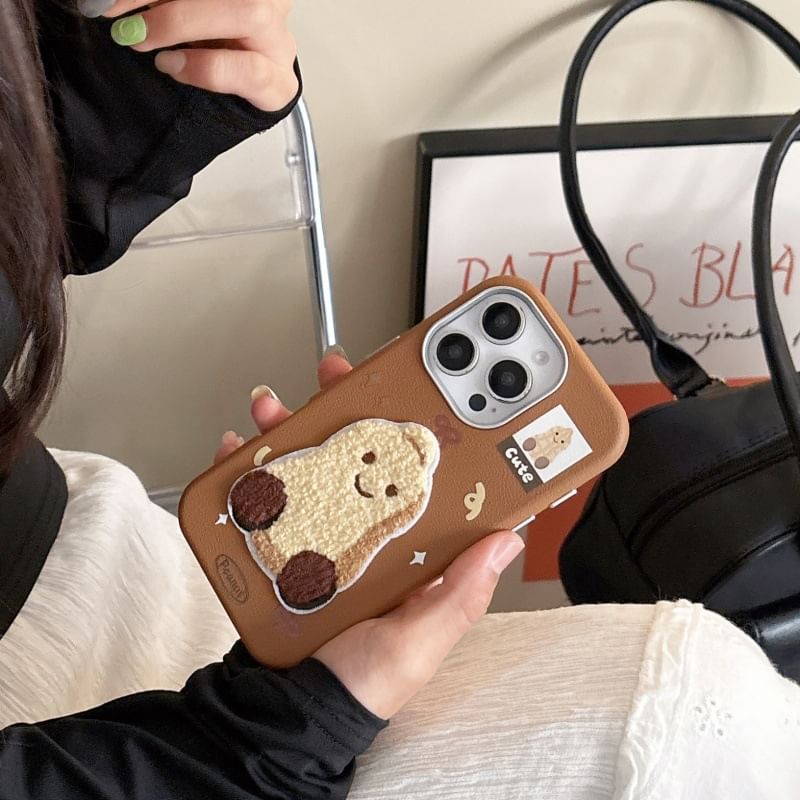 Peanut Embroidered Phone Case