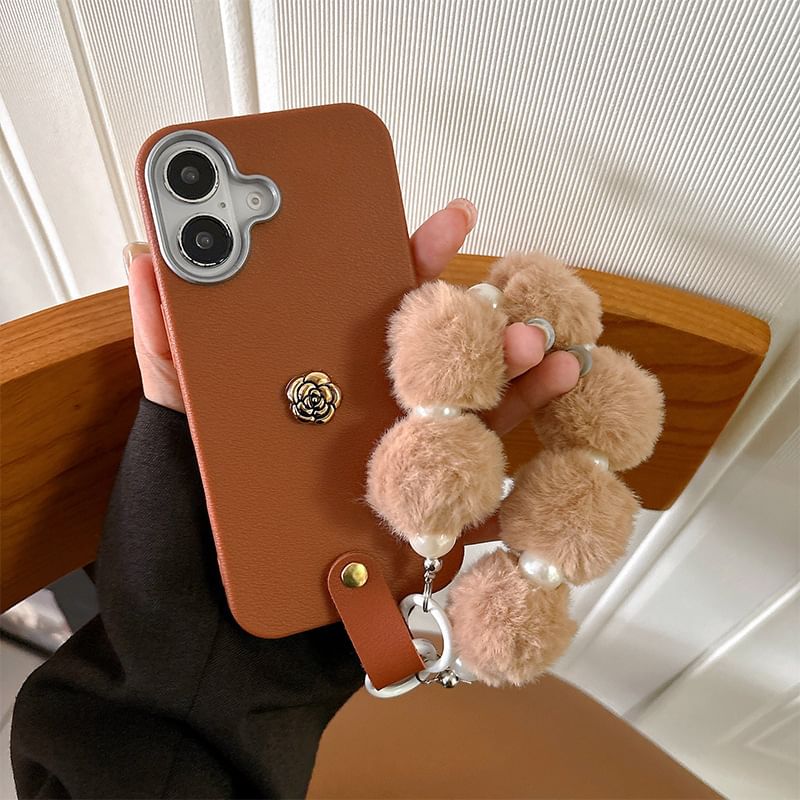 Floral Phone Case with Strap