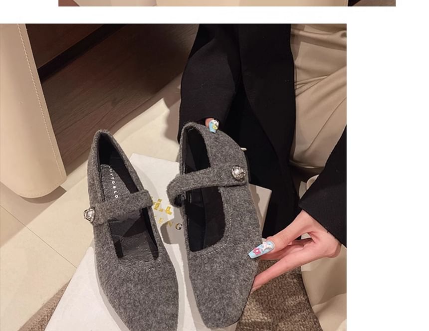 Square Toe Hidden Wedge Mary Jane Pumps