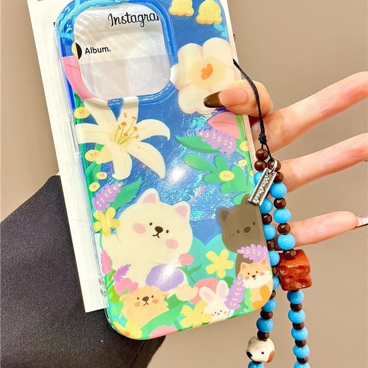Animal Phone Case with Strap