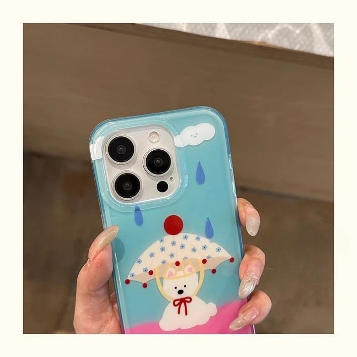 Dog Phone Case with Strap