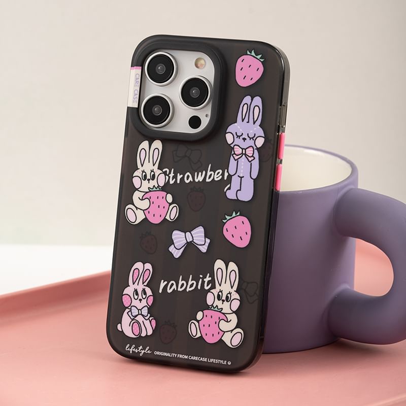 Rabbit Strawberry Phone Case