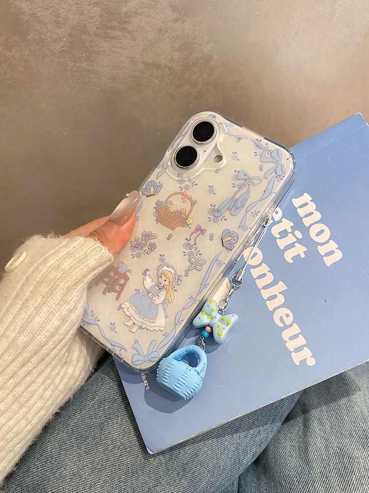 Girl Phone Case / Charm / Set