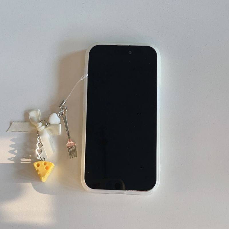 Dog Phone Case / Cheese Charm / Set