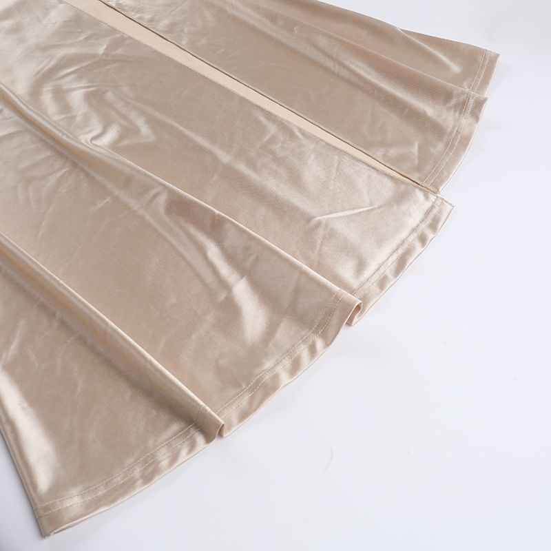 Off-Shoulder Plain Side-Slit Ruched Sheath Evening Dress