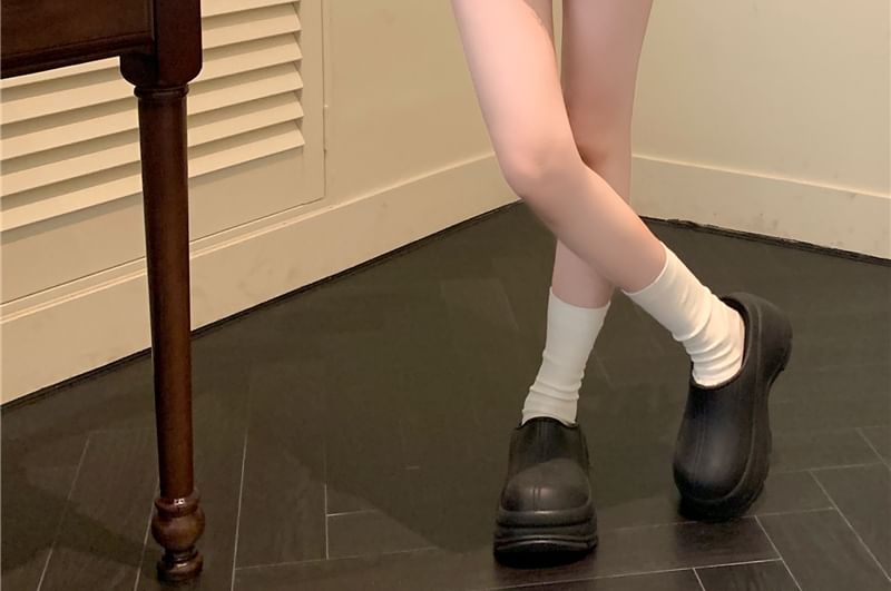 High Rise Polka Dot Fray Mini A-Line Denim Skirt