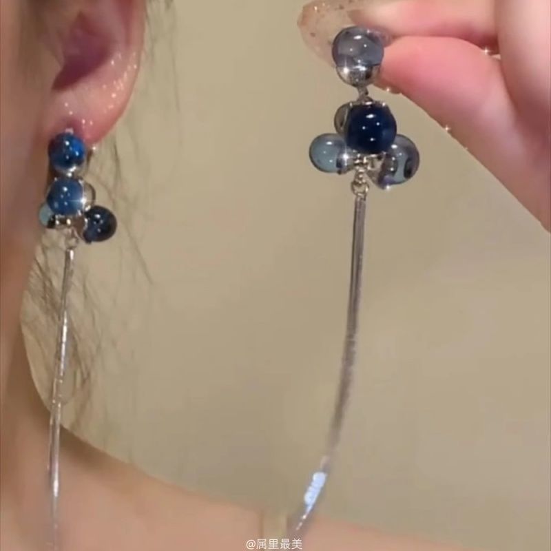 Beaded Fringe Earring Drop