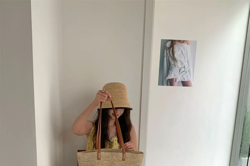 Straw Tote Bag