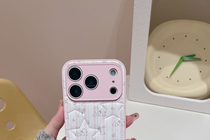 Rabbit Striped Phone Case / Strap / Set