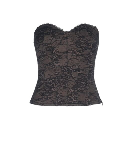 Lace Bustier Tube Top
