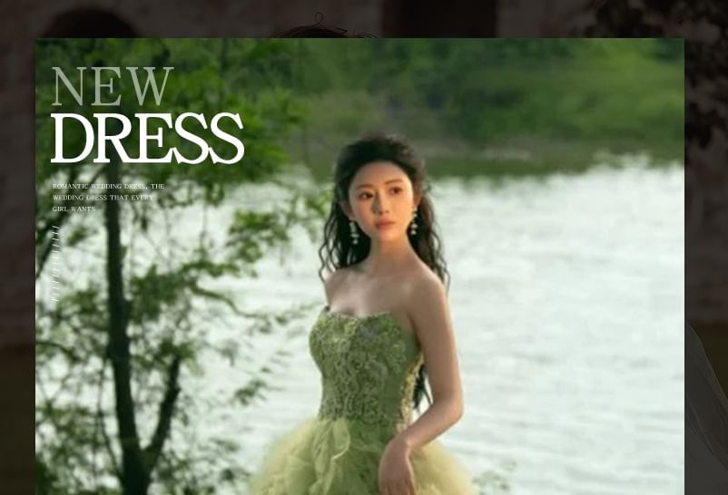 Strapless Sequin Ruffle Trained Ball Gown