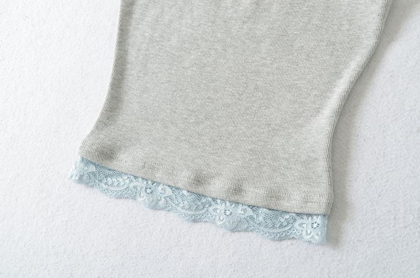 Lace Trim Spaghetti Strap Camisole
