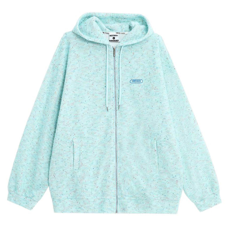 Friday Casual Knit Zip Hoodie