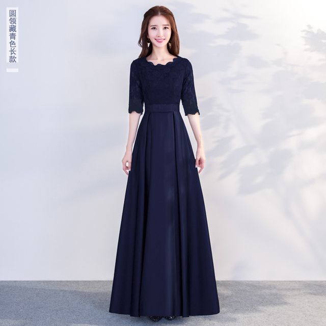 A-Line Designs) Evening (Various Short-Sleeve Gown