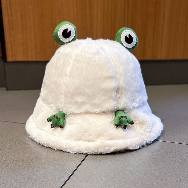 Frog Chenille Bucket Hat