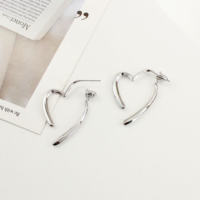 Heart Alloy Cuff Earring
