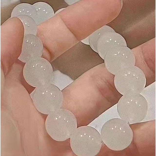 Faux Gemstone Bead Bracelet