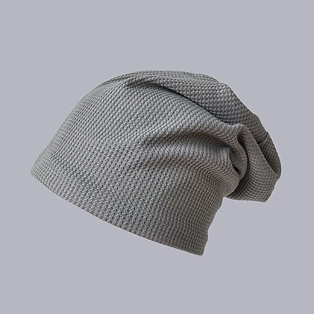 Plain Knit Slouchy Beanie