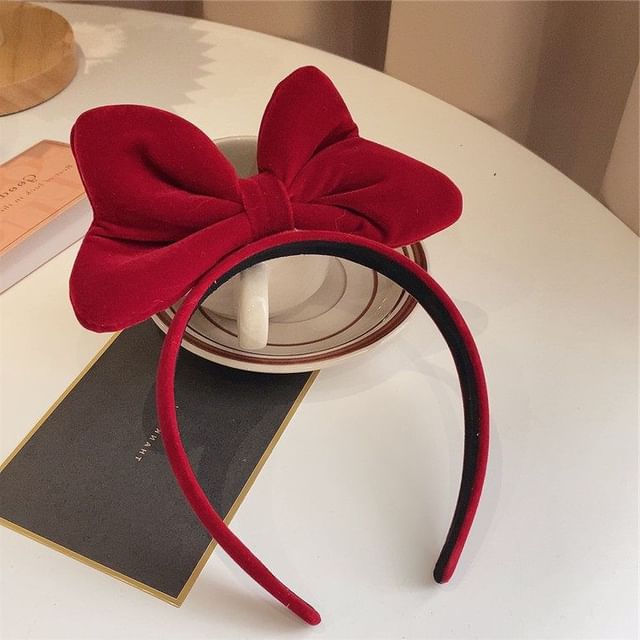 Bow Velvet Headband