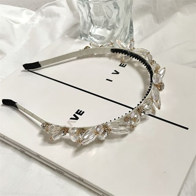Faux Crystal Rhinestone Headband