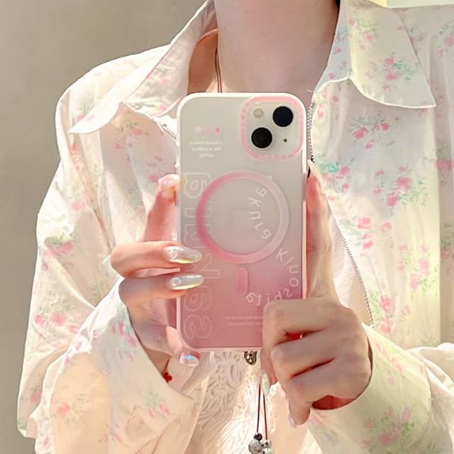 Lettering Gradient MagSafe Phone Case