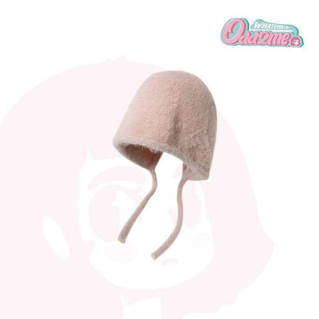 Knit Plain Hat Cloche