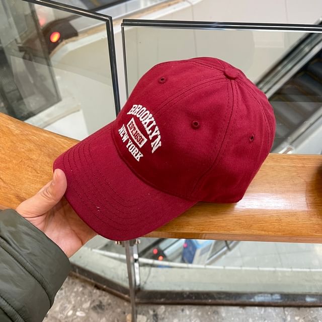 Cap Lettering Embroidered