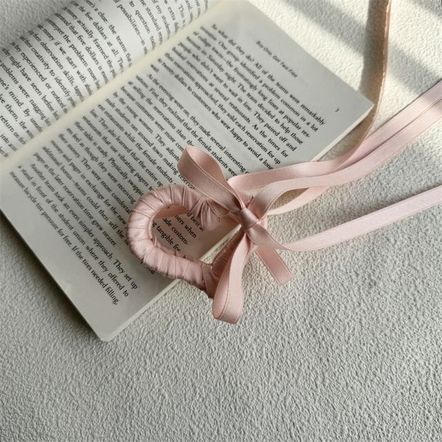Clamp Ribbon Heart Hair