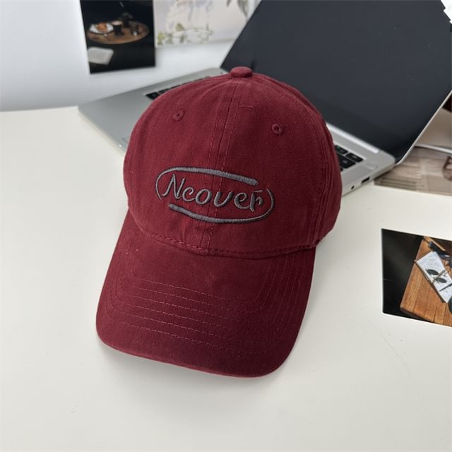 Cap Lettering Embroidered Baseball