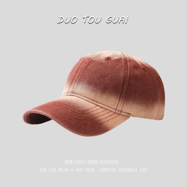 Baseball Cap Denim Washed