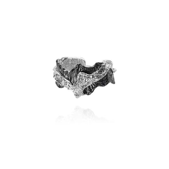 Irregular Stainless Steel Open Ring