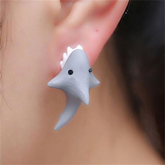 Boucles d'oreilles animaux de dessin animé