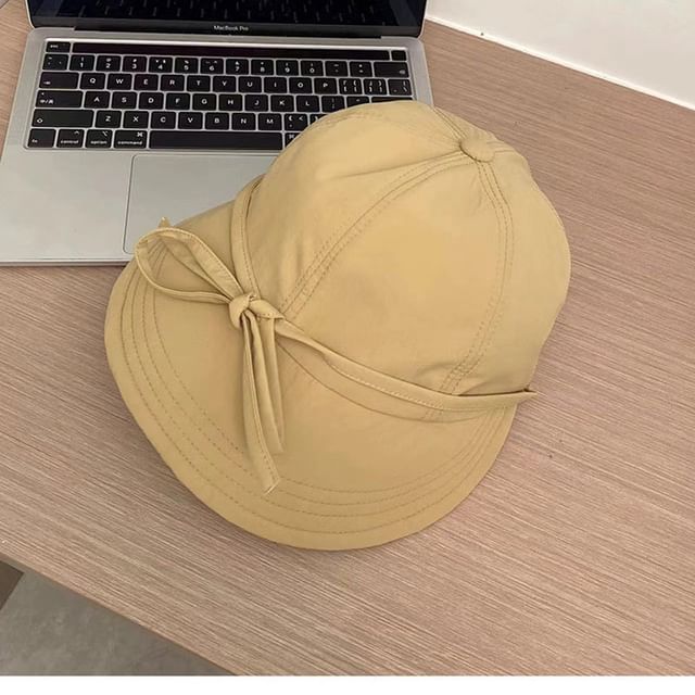 Plain Sun Quick Dry Bow Hat