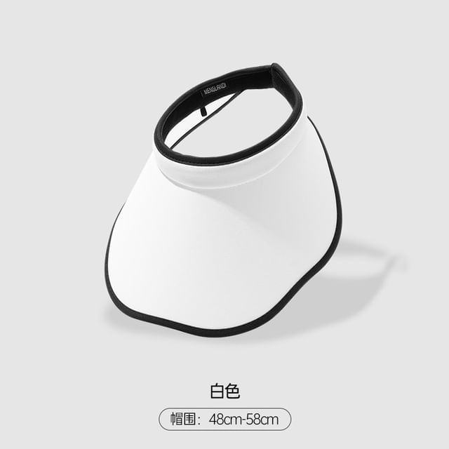 Sun Contrast Trim Visor