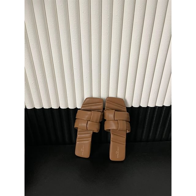 Woven Slide Sandals