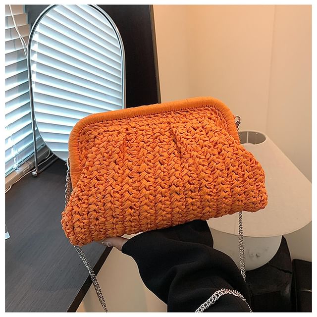 Chain Straw Bag Strap Crossbody