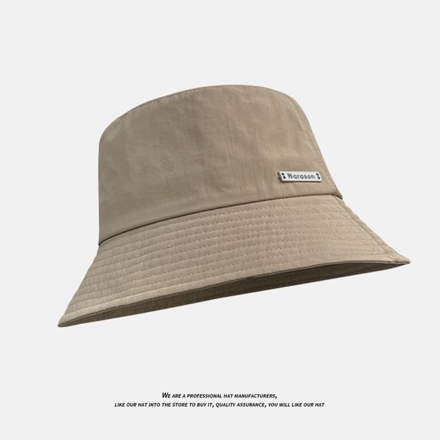 Metal Bucket Hat Plate