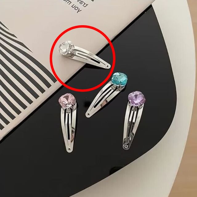 Rhinestone Snap Clip
