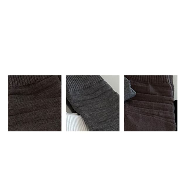 Set of 3 Pairs: Plain Socks