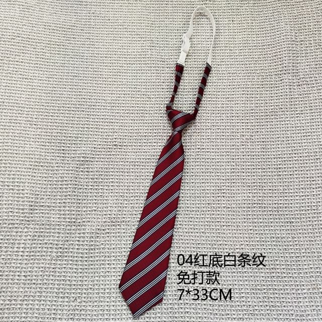 Striped Neck Tie / Pre Tied Neck Tie
