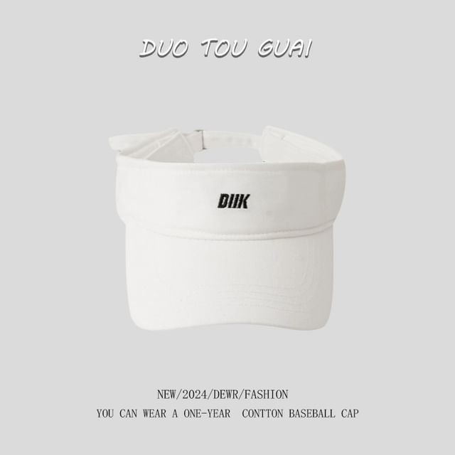 Sun Letter Visor Embroidered