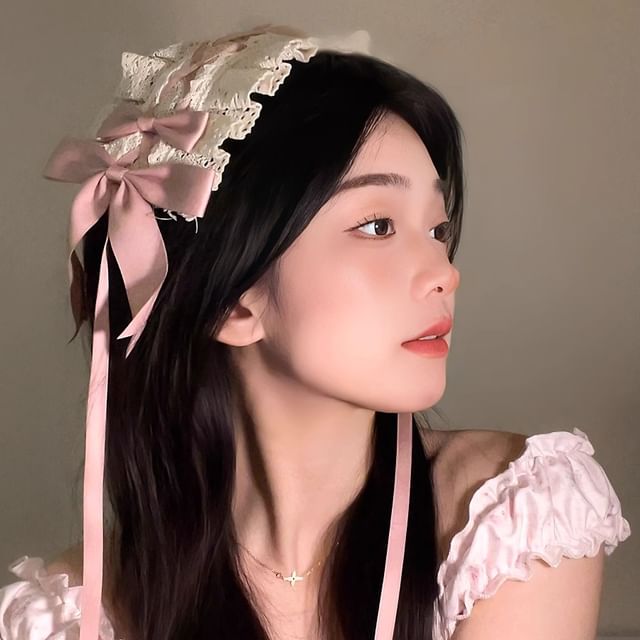 Bow Lace Headband