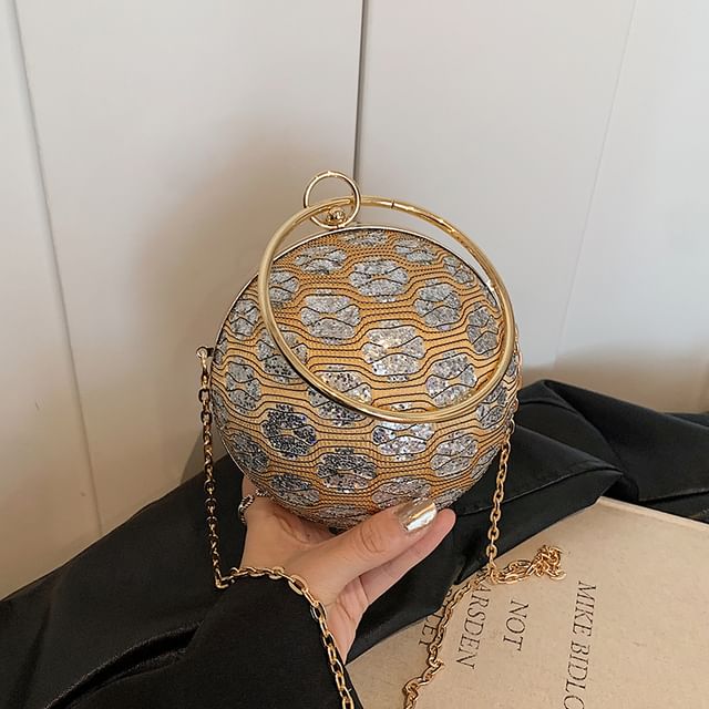 Evening Sequin Bag Sphere