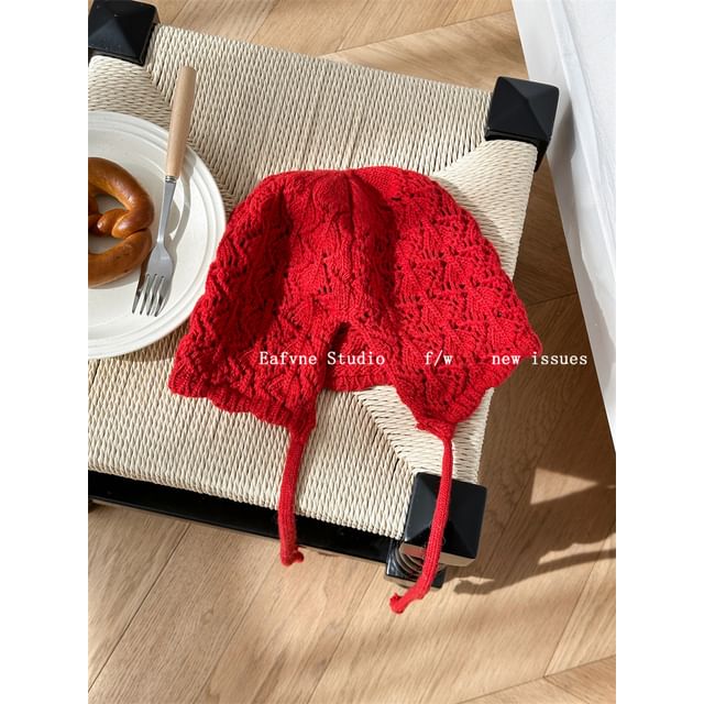 Crochet Knit Beanie Plain