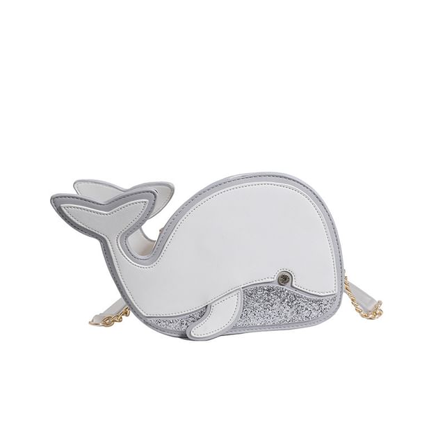 Dolphin Faux Leather Crossbody Bag