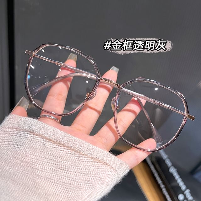 Geometric Metal Blue Light Blocking Glasses