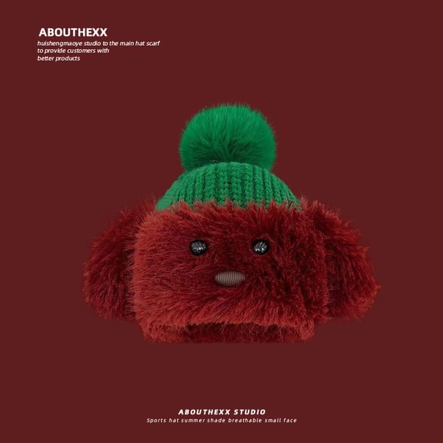 Dog Chenille Hat