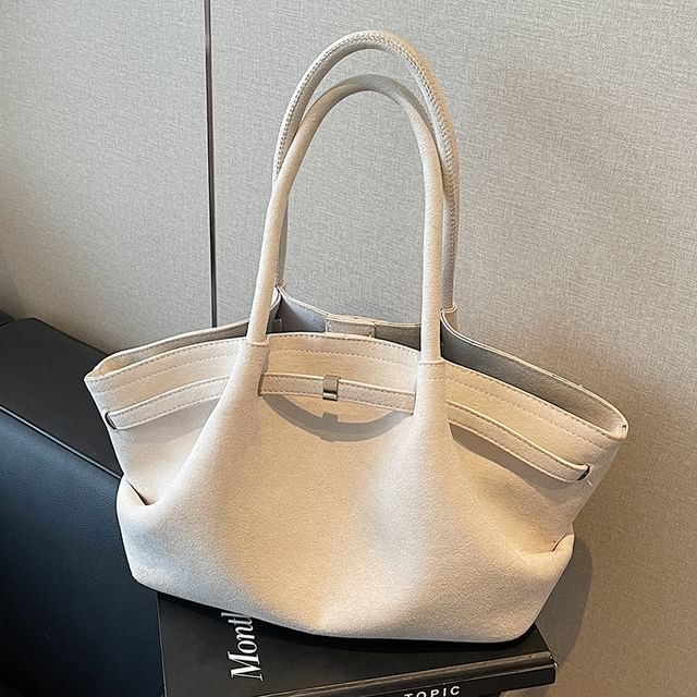 Suede Bag Faux Tote