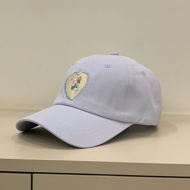 Floral Embroidered Cap