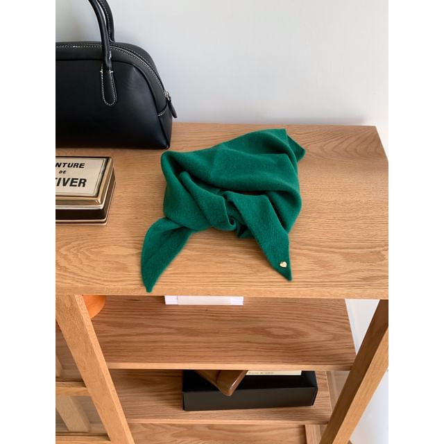 Heart Buttoned Scarf